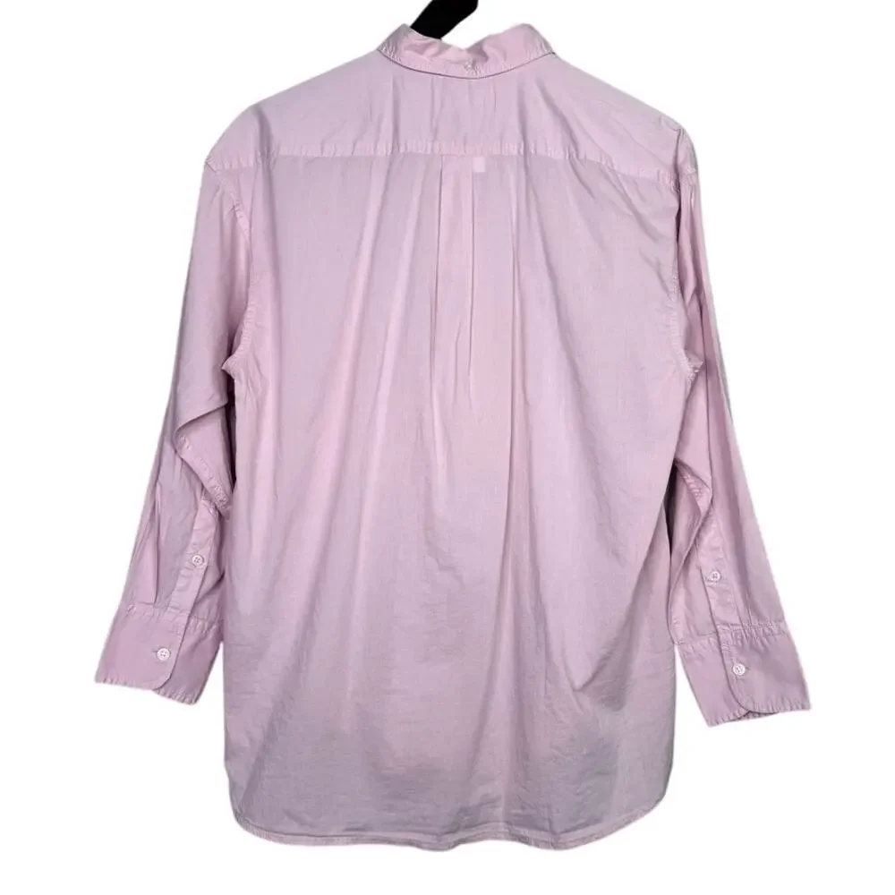 NWT J. Crew Men's Collared Button Down Relaxed Fit Long Sleeve Shirt Small Pink